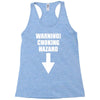 warning choking hazard printed Racerback Tank