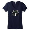 skull racer Women's V-Neck T-Shirt