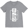 v2 eat sleep fish V-Neck Tee