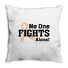 No One Fights Alone Throw Pillow
