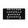 princess consuela banana hammock License Plate