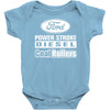 ford powerstroke diesel coal rollers cool funy Baby Onesie