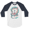 the girl and the dragon 3/4 Sleeve Shirt