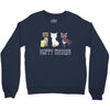 happy meowr Crewneck Sweatshirt