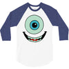 mike wazowski monstres 3/4 Sleeve Shirt