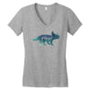 Prince Dinosaur Women's V-Neck T-Shirt