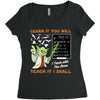 Learn it You Will Teach it i Shall Women's Triblend Scoop T-shirt