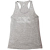 Flee, You Idiot Racerback Tank