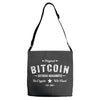 Bitcoin Satoshi Nakamoto In Crypto We Trust Adjustable Strap Totes
