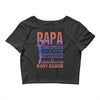 papa   body guard Crop Top