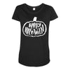 happy halloween 5 Maternity Scoop Neck T-shirt
