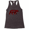 papa christmas bear Racerback Tank