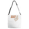 drunk dialer Adjustable Strap Totes