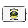Never Underestimate A Man Who Watches Breaking Bad And Was Born in Laptop sleeve