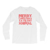 merry christmas ya filthy animal Long Sleeve Shirts