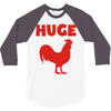 huge cock 3/4 Sleeve Shirt