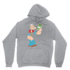 popeye spinach retro mens funny Unisex Hoodie
