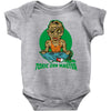 toxic zen master Baby Onesie