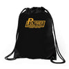 polymer records, ideal gift or birthday present funny Drawstring Bags