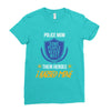 police mom  i rised mine. Ladies Fitted T-Shirt