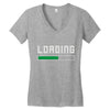 sarcasm loading funny joke Women's V-Neck T-Shirt