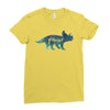 Prince Dinosaur Ladies Fitted T-Shirt