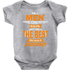 all men are created equal but only the best are born in january 1 Baby Bodysuit