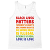 black lives matters, women's rights are human rights Tank Top