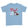 Just A Girl In Love With Her Heavy Equipment Operator Youth Tee