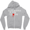alexandria is for lovers Zipper Hoodie