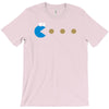 funny 80s pacman cookie monster retro gaming T-Shirt