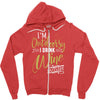 wine outside Zipper Hoodie