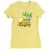 summer beach Ladies Fitted T-Shirt