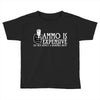 ammo is expensive Toddler T-shirt