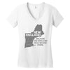 new england, because old england was wicked stupid Women's V-Neck T-Shirt