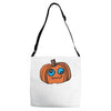 goofy pumpkin Adjustable Strap Totes