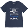 awesome poppa V-Neck Tee