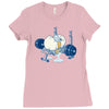 weight lifting accident Ladies Fitted T-Shirt