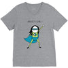 anxiety girl V-Neck Tee