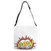 POW! Funny Explosion Cartoon Adjustable Strap Totes