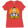 loner rebel Ladies Fitted T-Shirt