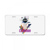 who loves chihuahua License Plate
