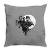 ride the raven Throw Pillow
