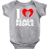 i love black people Baby Bodysuit