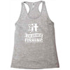 going fishing Racerback Tank