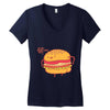 big buns Women's V-Neck T-Shirt