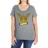 Dungeon Shield And Sword T-Shirt Ladies Curvy T-Shirt