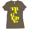 official steps tragedy t shirt s m l xl Ladies Fitted T-Shirt