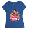 paw patrol birthday girl brother Women's Triblend Scoop T-shirt