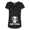 Baby Panda Maternity Scoop Neck T-shirt